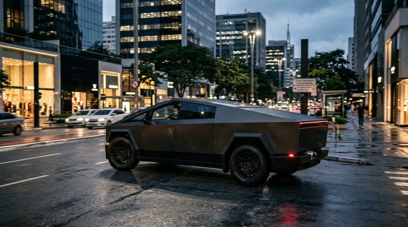 Tesla Cybertruck tem falha crônica de R$ 36 mil: Vale a pena no Brasil?