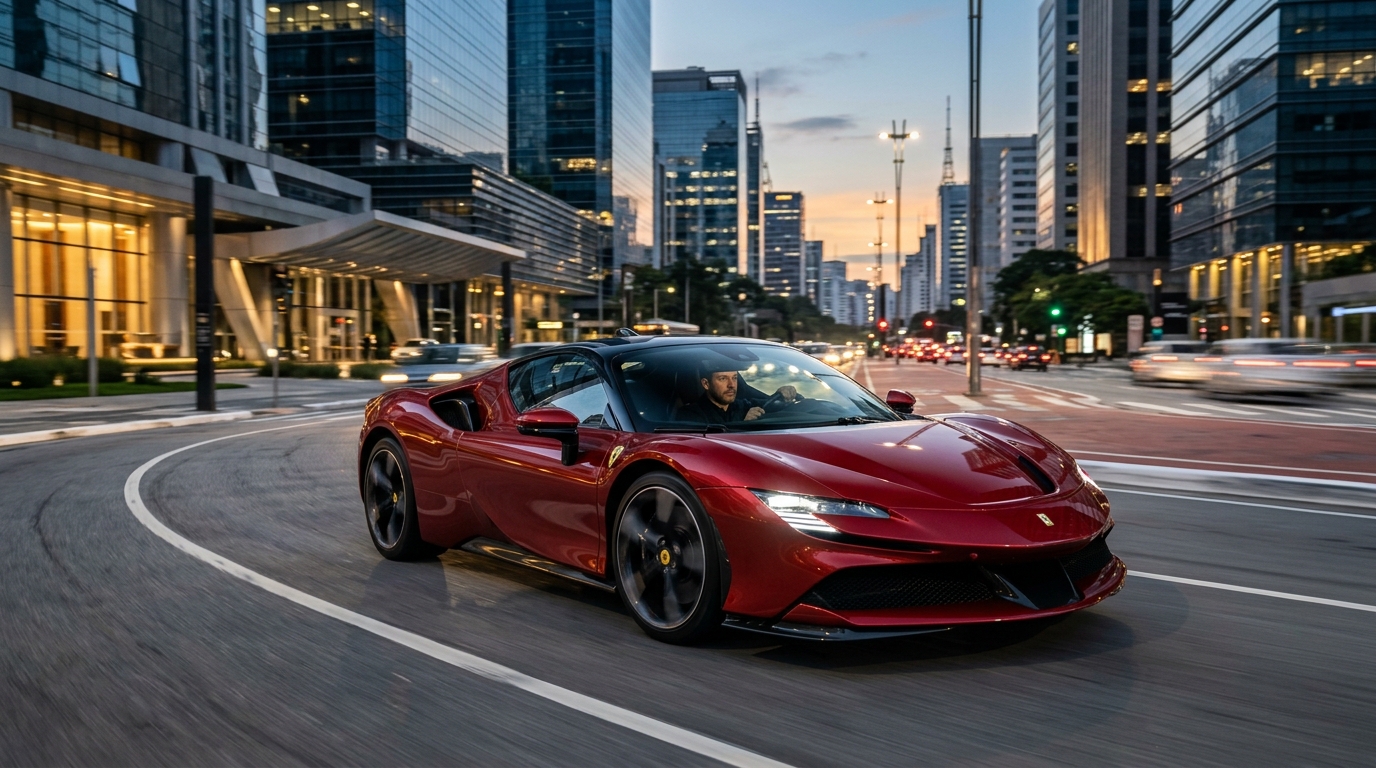 Ferrari CZ26: O que o novo supercarro nos ensina sobre o mercado premium?