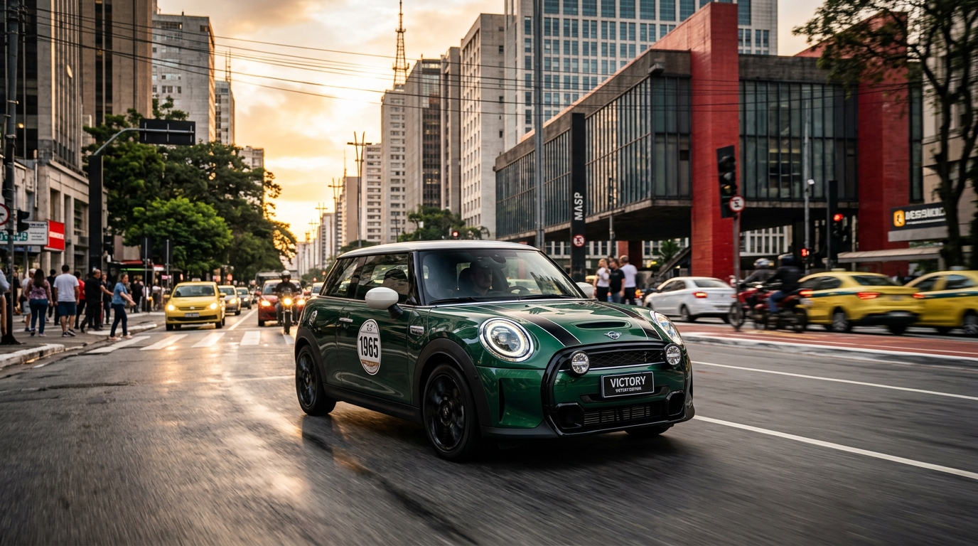 Mini Cooper Victory Edition: Vale a pena o ícone nas ruas de SP?