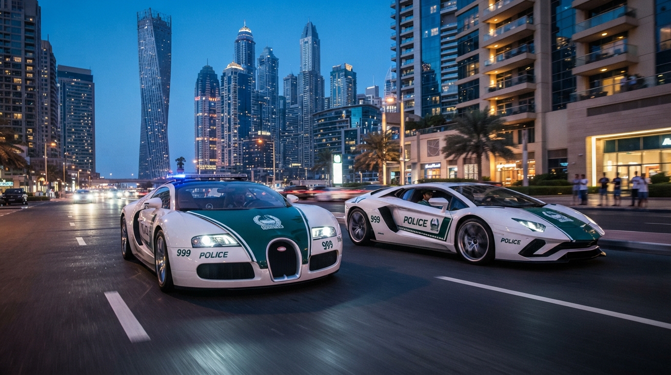 Supercarros na Polícia de Dubai: Vitrine Global ou Puro Marketing?
