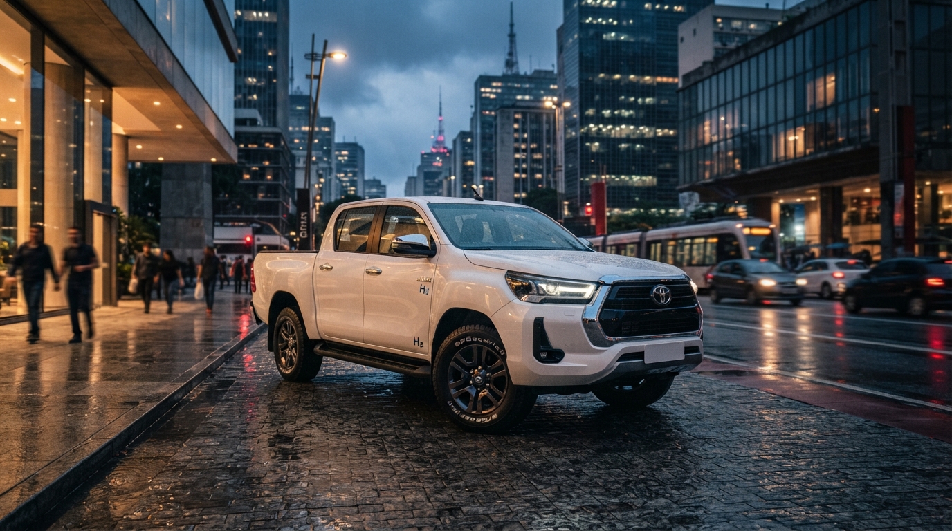 Toyota Hilux a Hidrogênio Chega em 2028: Vale a Pena Esperar?